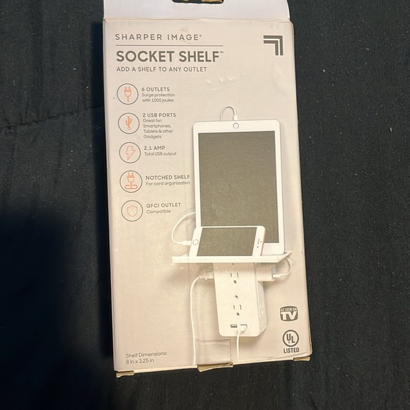 Sharper Image Socket Shelf - Picture 2 of 4